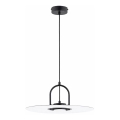 Lestenec na jeklenem lanku HATTORI 1xGX53/15W/230V črn