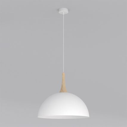 Lestenec na jekleni vrvici NAUTICA 1xGX53/12W/230V bela
