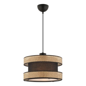 Lestenec na kabelu HALO 1xE27/60W/230V rjava/bež