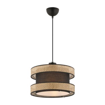 Lestenec na kabelu HALO 1xE27/60W/230V rjava/bež