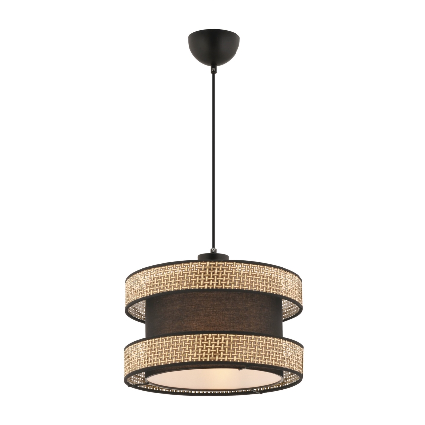 Lestenec na kabelu HALO 1xE27/60W/230V rjava/bež