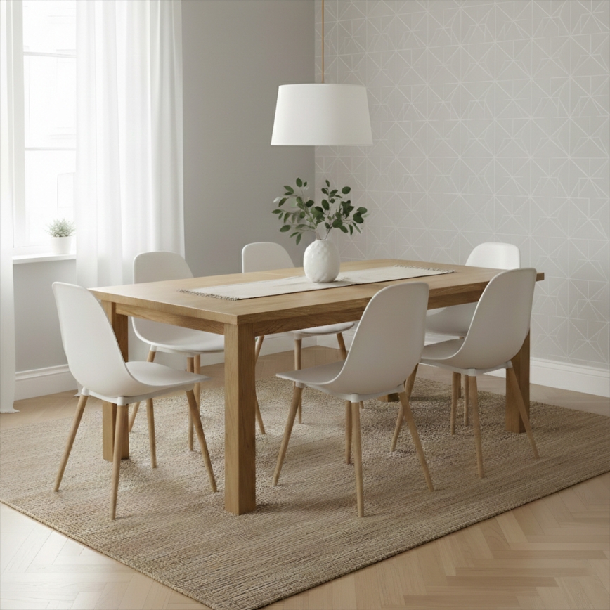 Lestenec na kablu AIDA 1xE27/60W/230V premer 35 cm hrast/rjava/bela