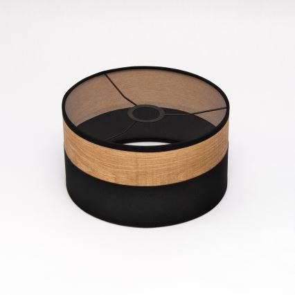 Lestenec na kablu ALBA 1xE27/15W/230V premer 25 cm črna/rjava