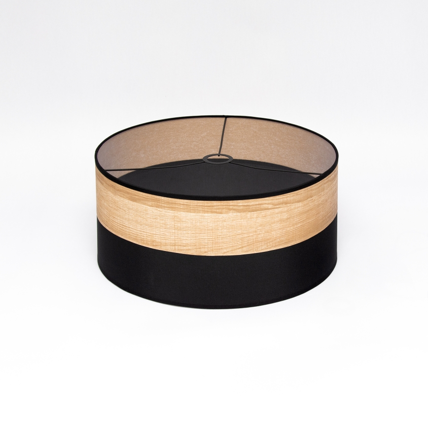 Lestenec na kablu ALBA 1xE27/15W/230V premer 45 cm črna/rjava