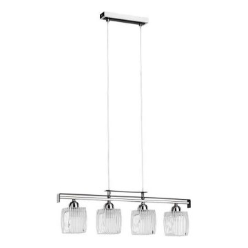 Lestenec na kablu ALMA 4xE14/10W/230V sijajni krom