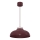 Lestenec na kablu BASCA 1xE27/15W/230V bordo/krem