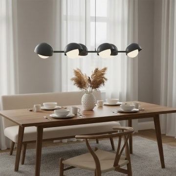 Lestenec na kablu BOOM 6xG9/8W/230V črna