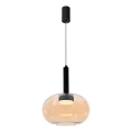 Lestenec na kablu BUENO 1xGX53/9W/230V premer 25 cm dimno bež