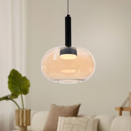Lestenec na kablu BUENO 1xGX53/9W/230V premer 25 cm dimno bež