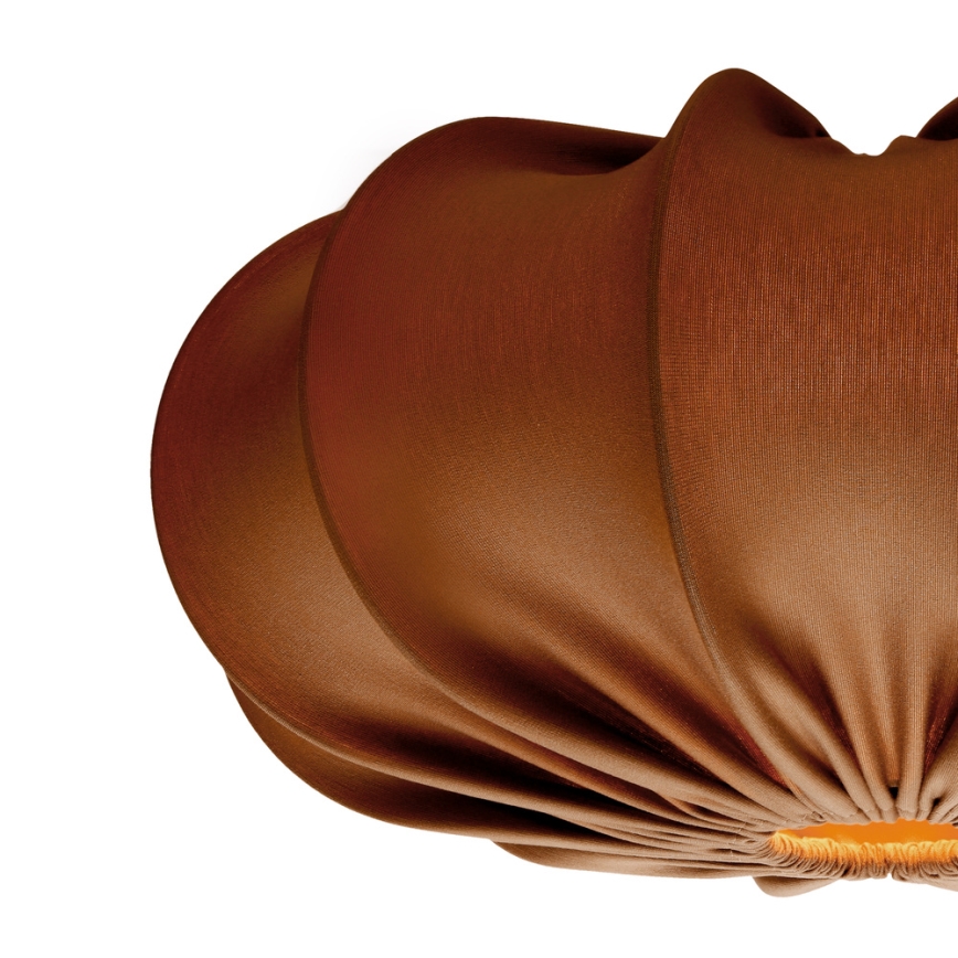 Lestenec na kablu CAFEE 1xE27/40W/230V, premer 52 cm, rjav