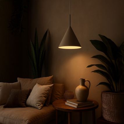 Lestenec na kablu CAPITAL 1xGX53/15W/230V, premer 32 cm, taupe