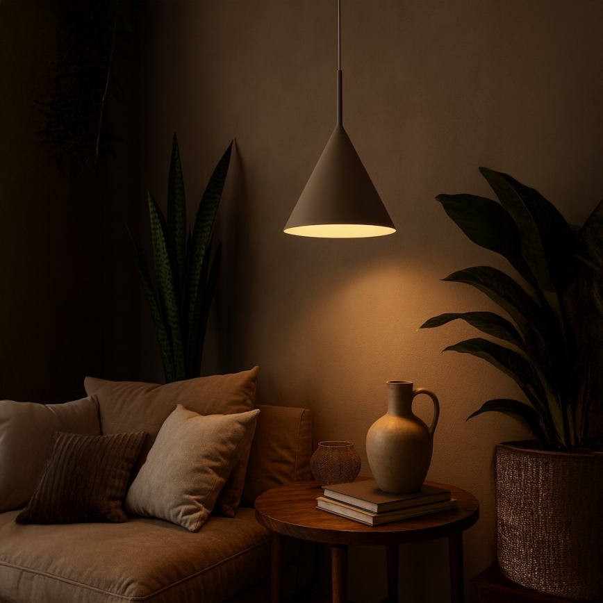 Lestenec na kablu CAPITAL 1xGX53/15W/230V, premer 32 cm, taupe