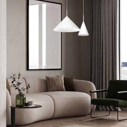 Lestenec na kablu CAPITAL 1xGX53/15W/230V, premer 46 cm, bela