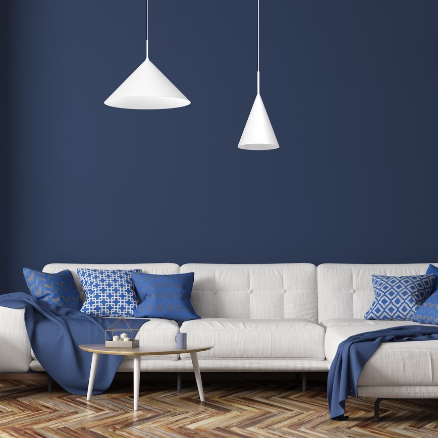 Lestenec na kablu CAPITAL 1xGX53/15W/230V, premer 46 cm, bela