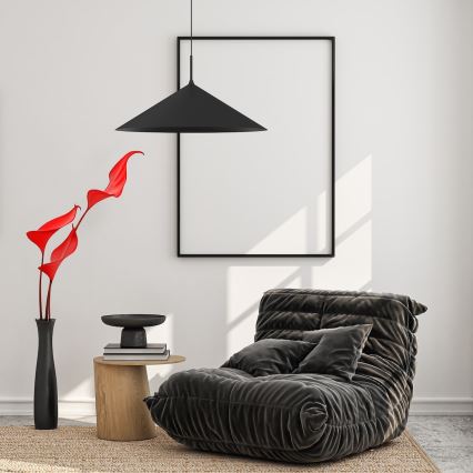 Lestenec na kablu CAPITAL 1xGX53/15W/230V premer 60 cm črna