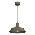 Lestenec na kablu CLASS 1xE27/15W/230V bronast