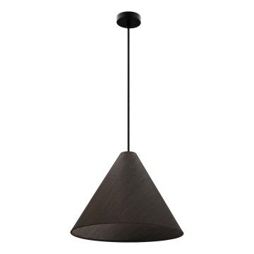 Lestenec na kablu CONO 1xE27/40W/230V, furnir iz ebenovine