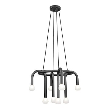 Lestenec na kablu DELORI 8xG9/28W/230V črna