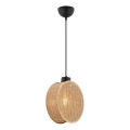 Lestenec na kablu DRUM 1xE27/60W/230V, rjav