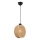 Lestenec na kablu DRUM 1xE27/60W/230V, rjav