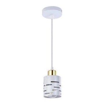 Lestenec na kablu ELEN 1xE27/35W/230V bela/zlata