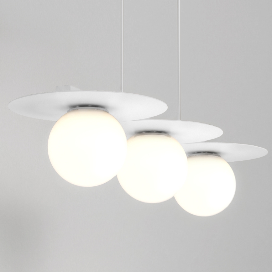 Lestenec na kablu FLAT 3xE27/15W/230V bel