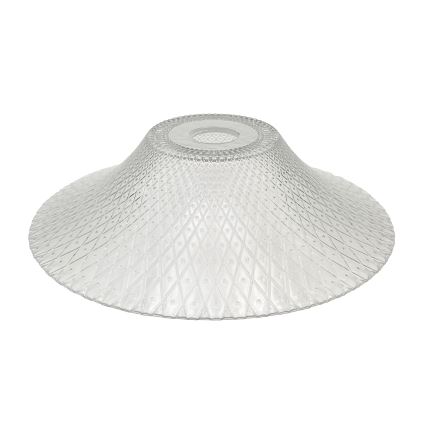 Lestenec na kablu JULL 1xE27/15W/230V sijajni krom/prozorno steklo