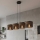 Lestenec na kablu KARBON 4xE27/15W/230V črna/rjava