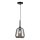 Lestenec na kablu MAEVA 1xE27/40W/230V dimna črna/črna