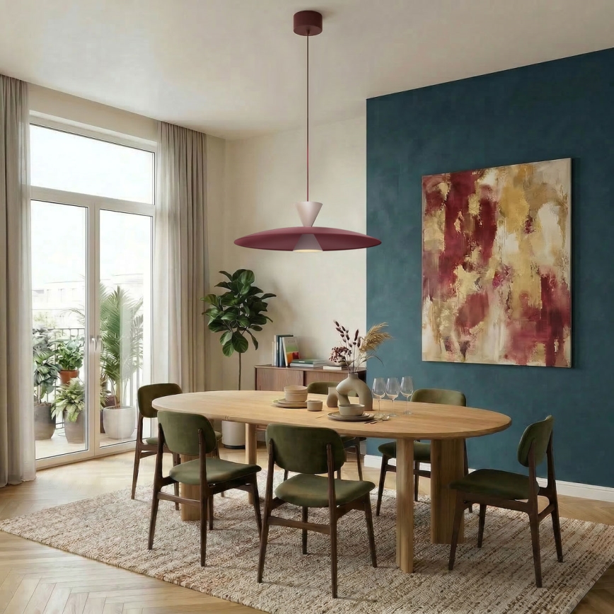 Lestenec na kablu MISTIC 1xGX53/15W/230V bordo