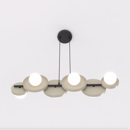 Lestenec na kablu MODEL 6xG9/8W/230V bež