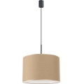 Lestenec na kablu NEVIA 1xE27/15W/230V premer 40 cm taupe