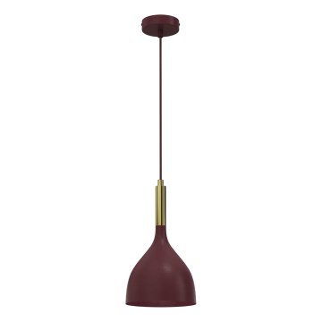 Lestenec na kablu NOAK 1xE27/15W/230V bordo