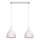 Lestenec na kablu NOAK CLASSIC 2xE27/15W/230V kremaste barve