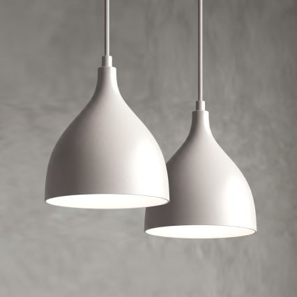 Lestenec na kablu NOAK CLASSIC 2xE27/15W/230V kremaste barve