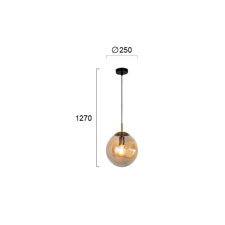Lestenec na kablu OSCAR 1xE27/40W/230V dimno bež