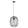 Lestenec na kablu OVELLA 1xE27/15W/230V Ø 34 cm črn