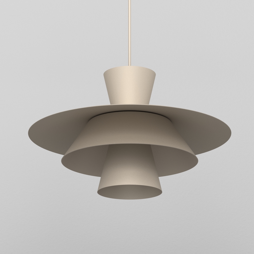 Lestenec na kablu PLATO 1xE27/15W/230V bež