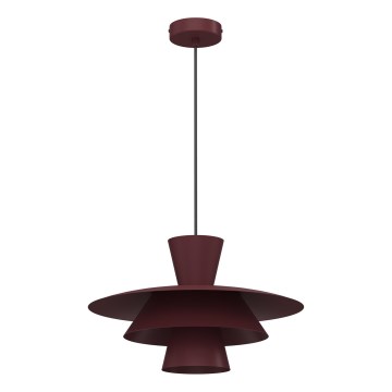 Lestenec na kablu PLATO 1xE27/15W/230V bordo