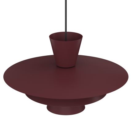 Lestenec na kablu PLATO 1xE27/15W/230V bordo