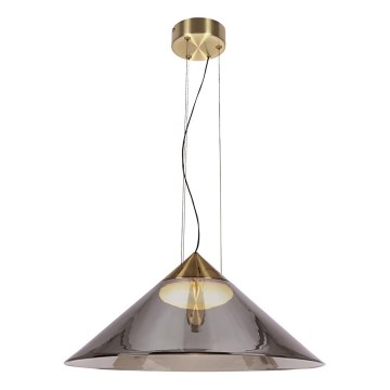 Lestenec na kablu PRESTO 1xGX53/10W/230V, premer 50 cm, zlata/dimljeno-siva