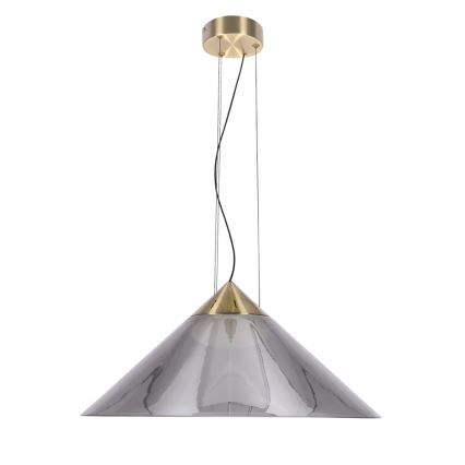 Lestenec na kablu PRESTO 1xGX53/10W/230V, premer 50 cm, zlata/dimljeno-siva