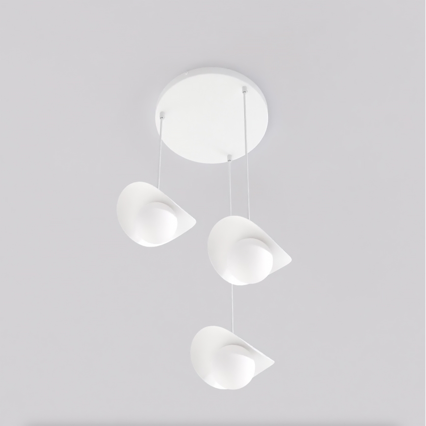 Lestenec na kablu RITUAL 3xG9/8W/230V bela