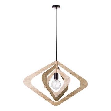Lestenec na kablu ROXIE 1xE27/15W/230V rjav