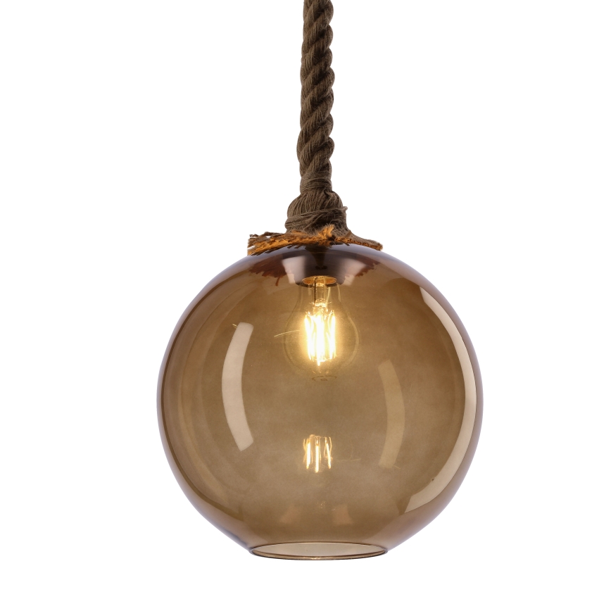 Lestenec na kablu SHEDON 1xE27/40W/230V dimno bež