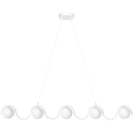 Lestenec na kablu SINUS 5xG9/8W/230V bel