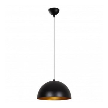 Lestenec na kablu SIVANI 1xE27/40W/230V, premer 30 cm, črna/bakrena
