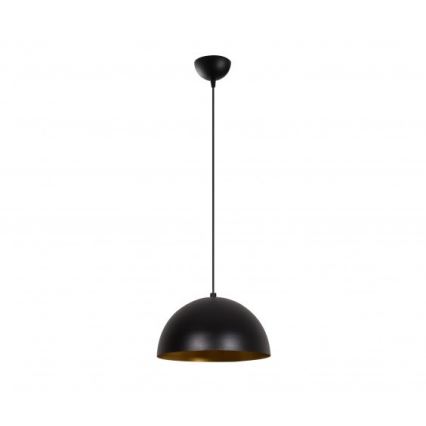 Lestenec na kablu SIVANI 1xE27/40W/230V, premer 30 cm, črna/bakrena