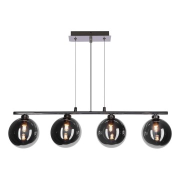 Lestenec na kablu SOMUL 4xG9/20W/230V dimno-črna
