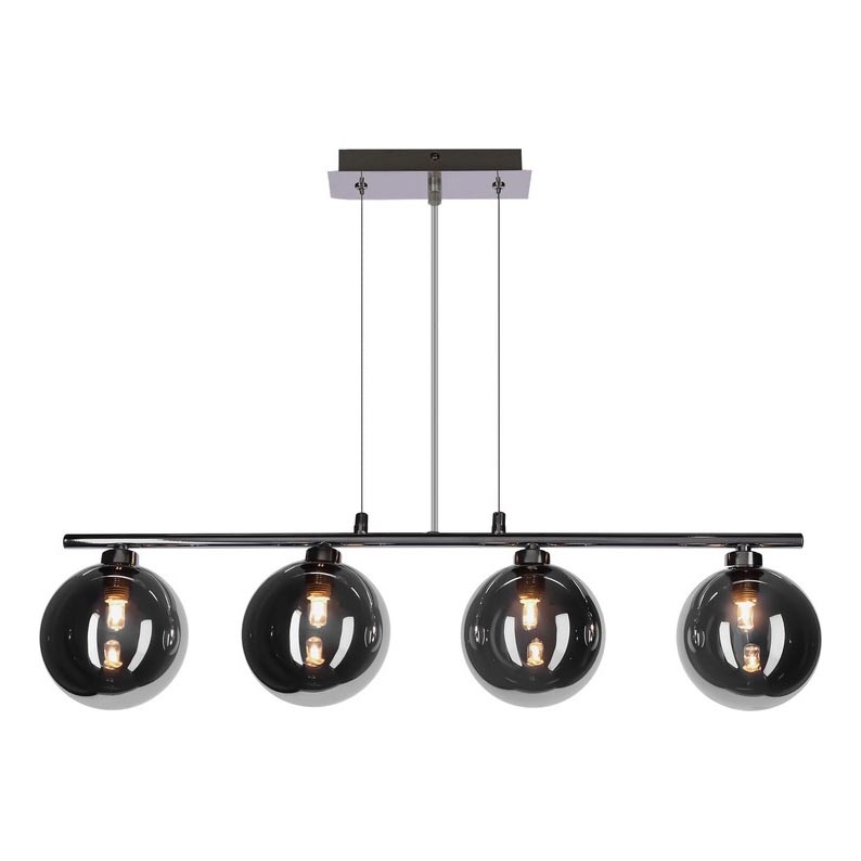 Lestenec na kablu SOMUL 4xG9/20W/230V dimno-črna